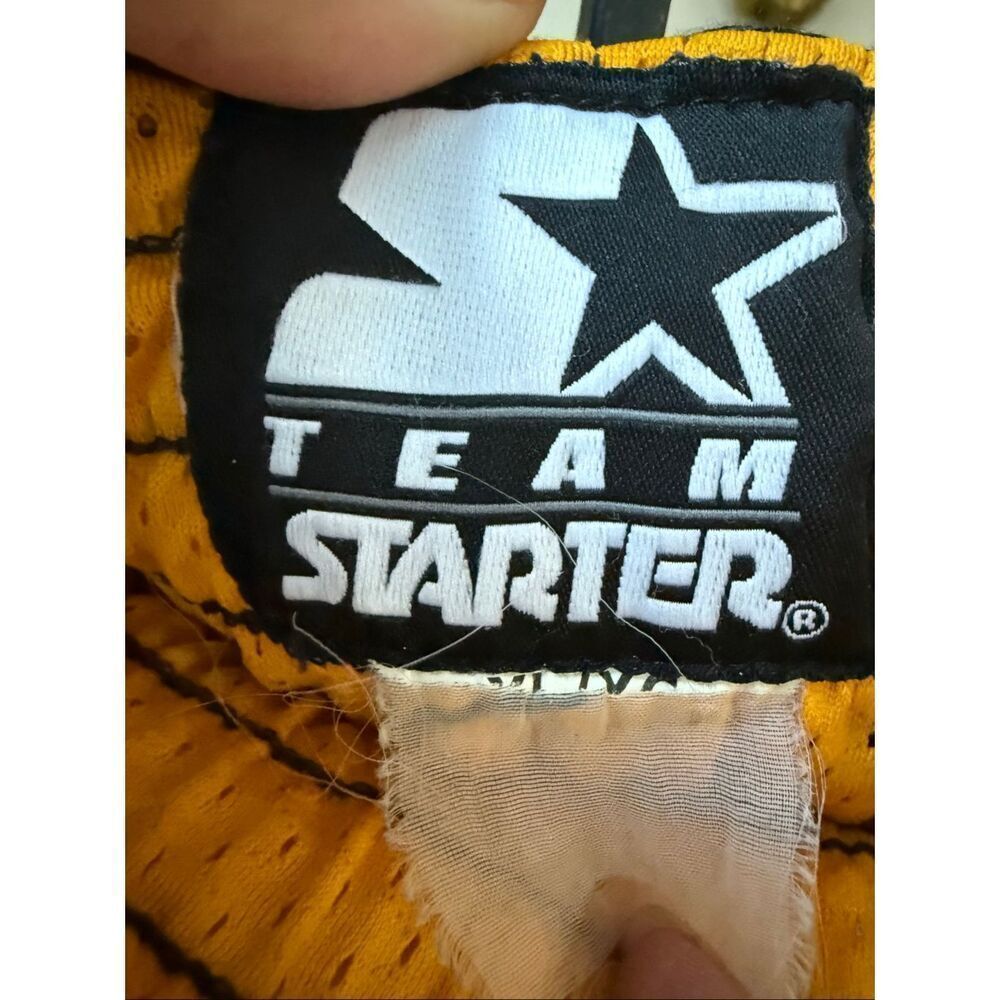Vintage Starter University of Michigan Wolverines Basketball Shorts XL XXL - Picture 4 of 5
